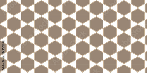Black and white geometric checkered seamless pattern for a vintage textile design. Geometric abstract background with simple Hexagon elements. hydrogel balls as contemporary abstract background.