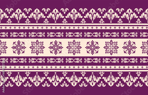Damask pattern Colorful background. Luxurious classic ornament in baroque style. Golden ornament design for wallpaper, textiles and luxury	