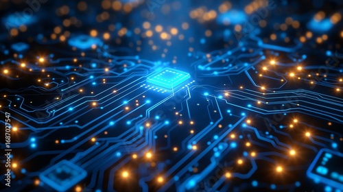 fiber optics background with lots light spots