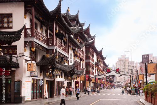 Photography Traditional chinese architecture in Shanghai, China