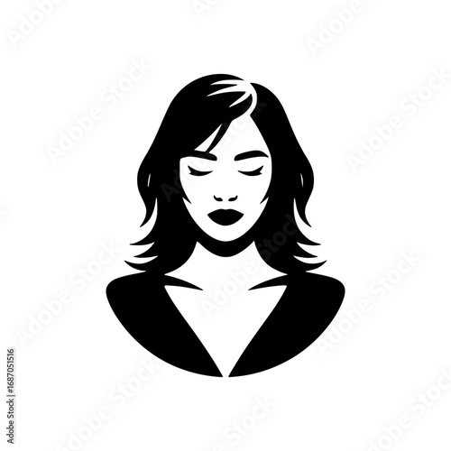 Portrait Silhouette of a Woman