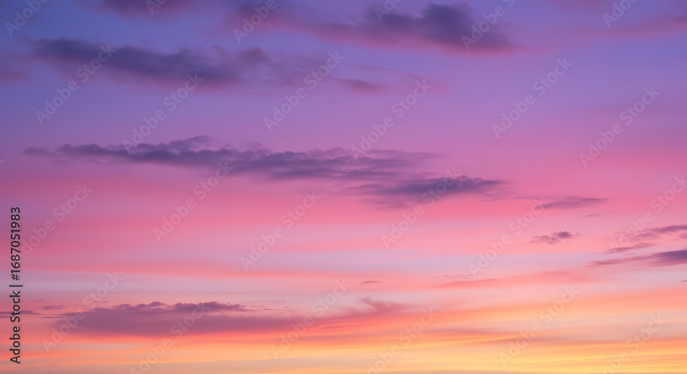 Fototapeta premium Sunset sky with pastel colors