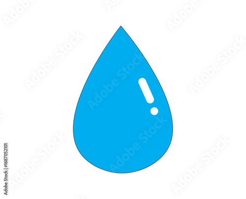 Print water drop, water drop, icon, icon water drop