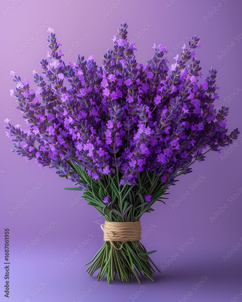 Fototapeta premium Lavender Bouquet A Purple Paradise