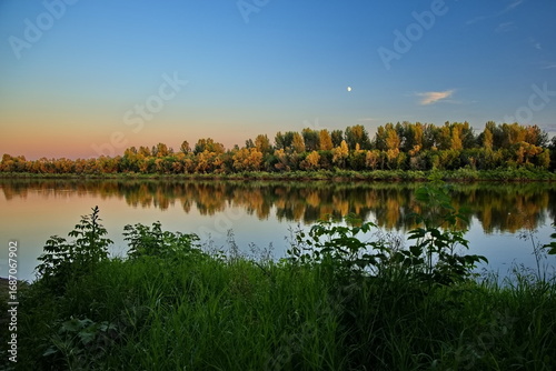 Summer evening on the Belaya River.