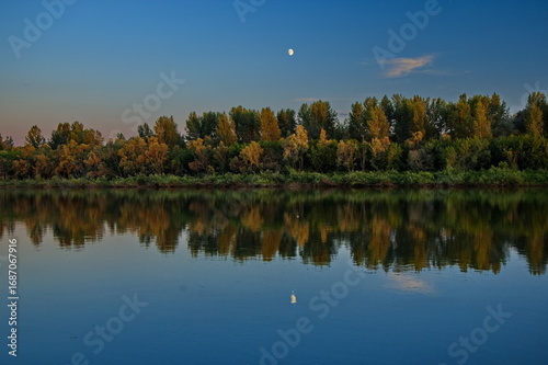 Summer evening on the Belaya River.