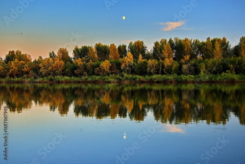 Summer evening on the Belaya River.