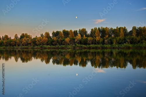 Summer evening on the Belaya River.