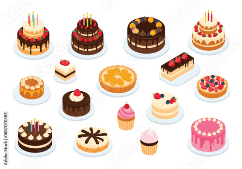 A sweet collection of delicious cakes and desserts for every celebration