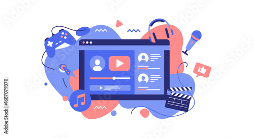 Creative platform for digital entertainment and artistic content expression