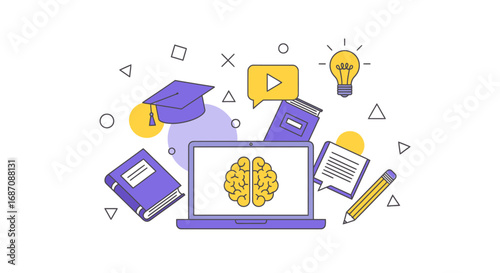 Whimsical Learning Landscape with Digital Resources for Creative Brainpower