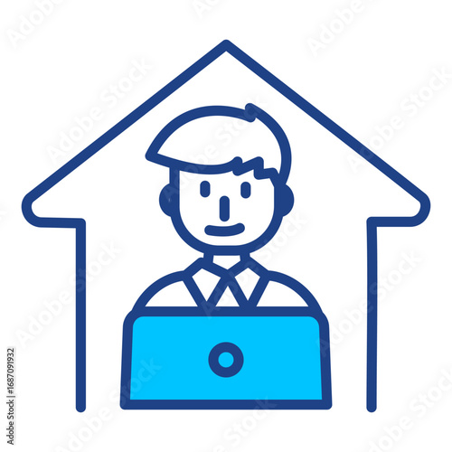 Work From Simple Vector Icon Collection