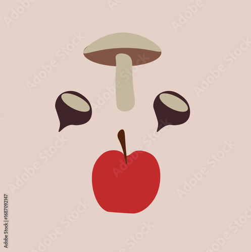 autumn vibe themed cute drawings