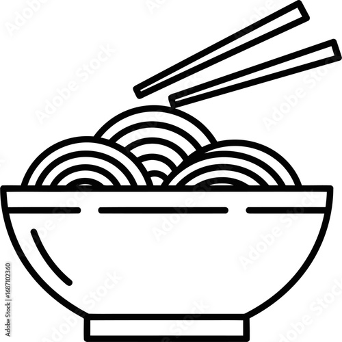 Delicious steaming bowl of ramen noodles with chopsticks ready to enjoy a hearty meal