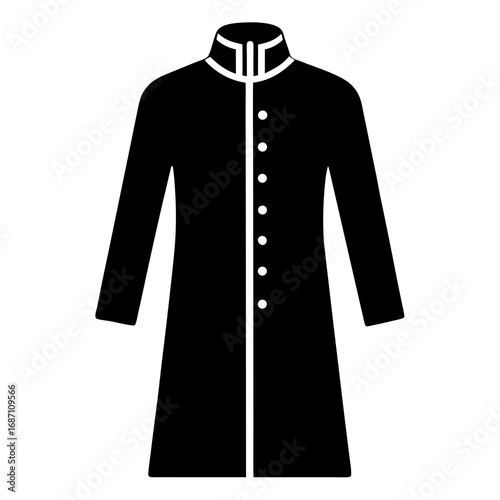Ethnic Kurta Silhouette Icon