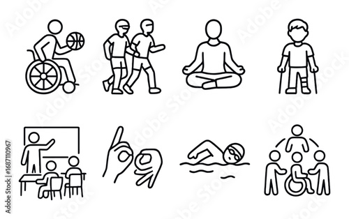 Inclusive sports and activities for people with disabilities