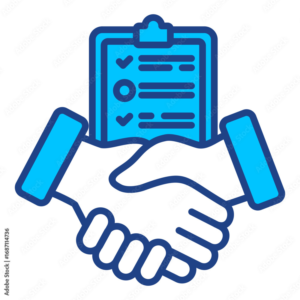 Fototapeta premium Deal Simple Vector Icon Collection