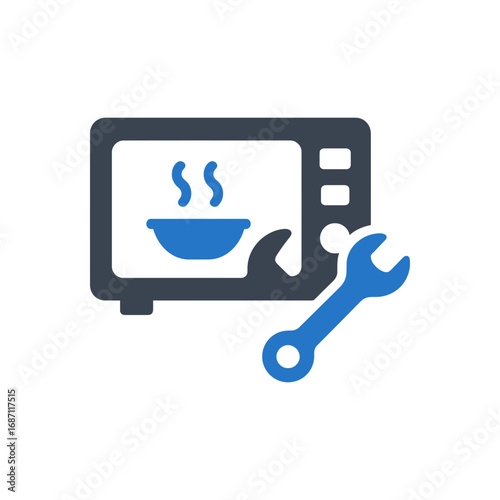 Microwave maintenance icon