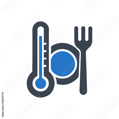 Food temperature icon