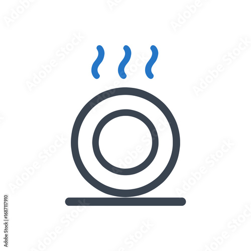 Hot Dish Plate Icon