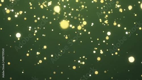 Confetti falling Chroma key green screen animation for celebration or holiday video