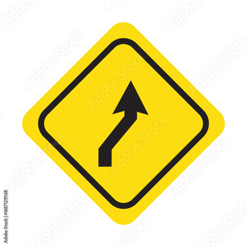 traffic sign vector, highway warning