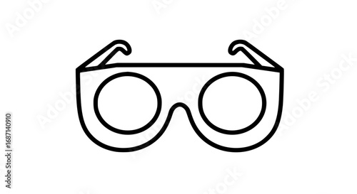 3d cinema viewing glasses for watching movies black white 