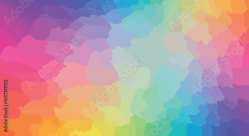 Abstract textured background with a rainbow gradient