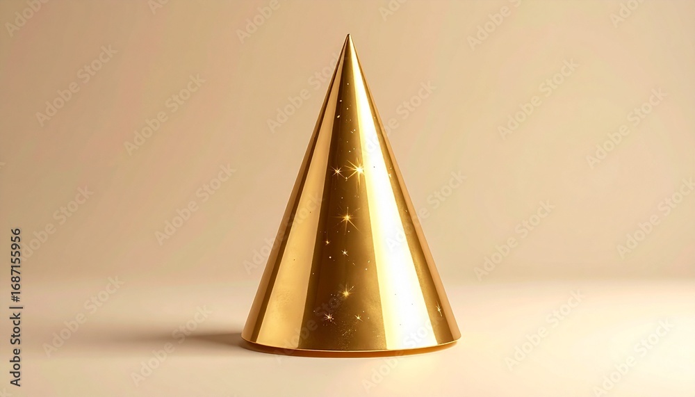 Fototapeta premium golden christmas tree