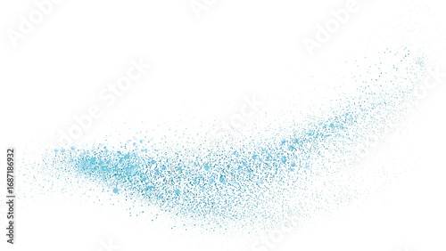 Blue Gold glitter. Golden sparkle confetti. Shiny glittering dust.
