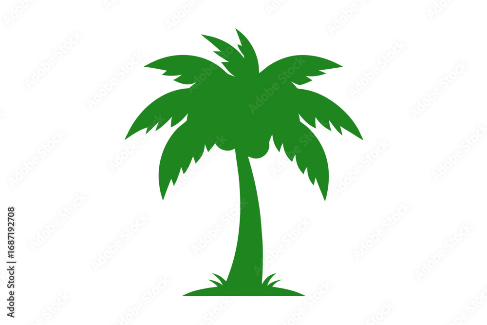 Naklejka premium palm tree vector illustration