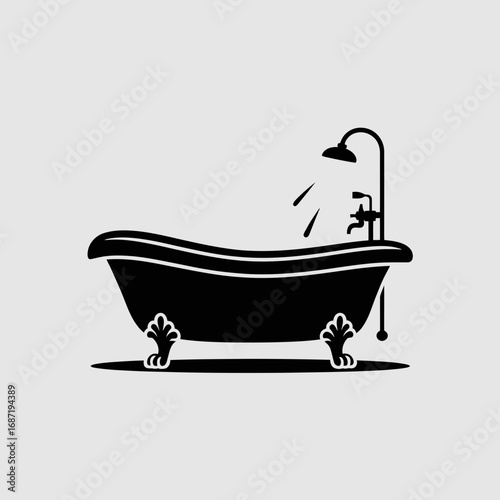 vector illustration of a bathroom