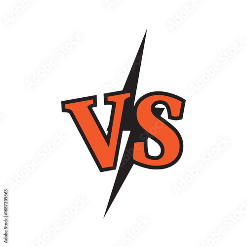 VS letters vector icon