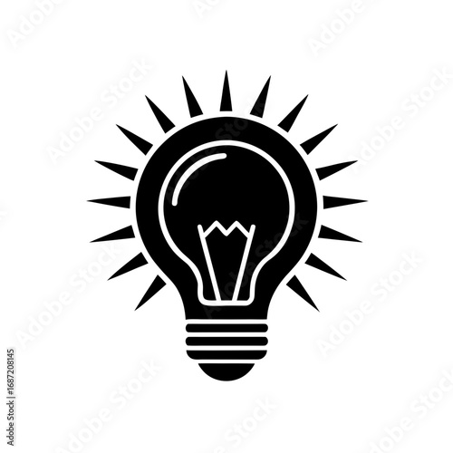 light bulb idea  innovative vector icon  