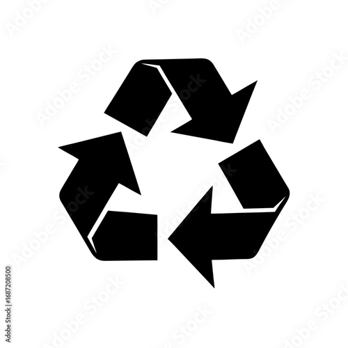 recycle symbol  environmental vector graphic  