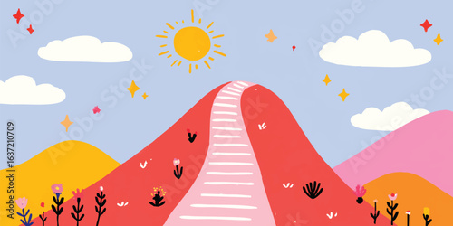 A charming illustration dep...