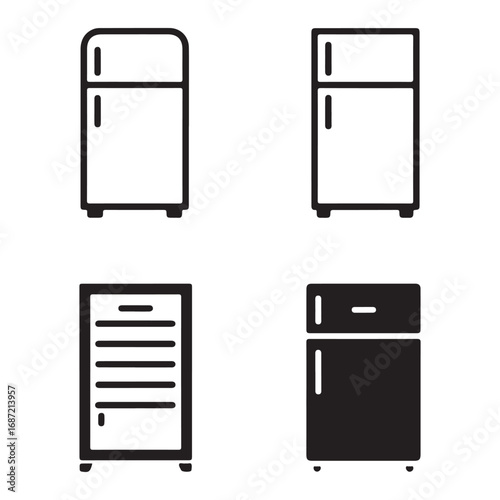 Home cooling appliance vector