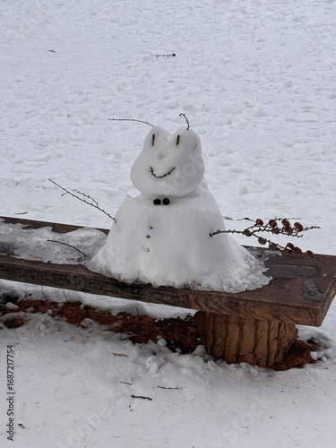 Glasses on a Snowman (Sapporo)