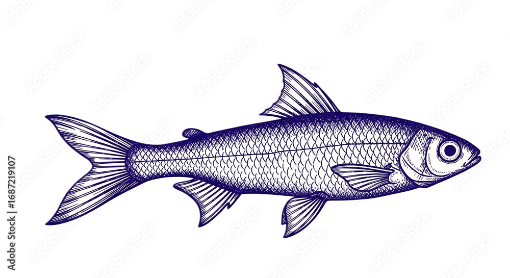 Obraz premium Hand drawn illustration of a roach isolated on a transparent background