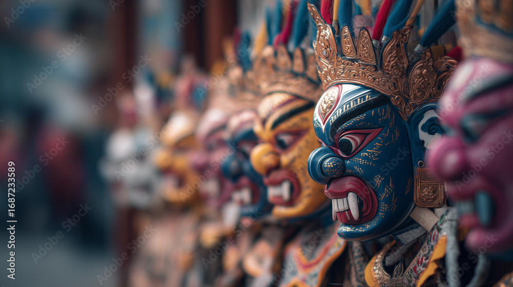 Fototapeta premium traditional thai mask