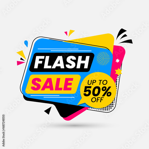 Flash Sale Promotion Sticker