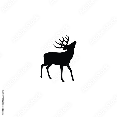 deer silhouette vector