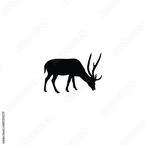deer silhouette vector