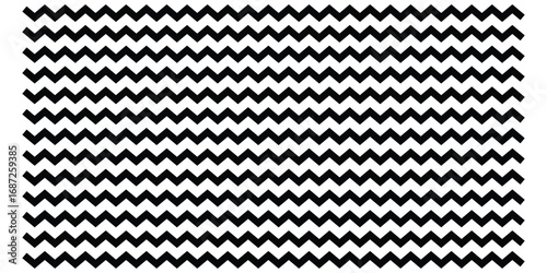  Dark vector wavy line set. Background line icon set. Isolated ornament graphical vector icons. Decoration pattern line.  Modern artistic design. Zigzag isolated line set on white background. 