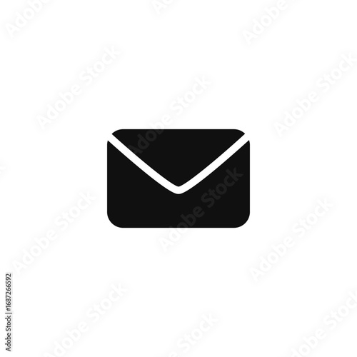 mail envelope icon, black email icon set silhouette vector illustration white background, Email icon Flat fill set collection, Approved message icons set in black filled and outlined style