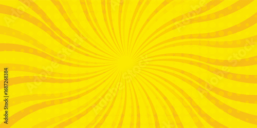 Retro comic rays yellow dots background. eps 10