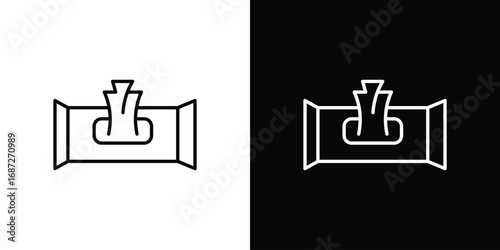 Wipes pack icon design elements pack. Vector symbols for UI Designs