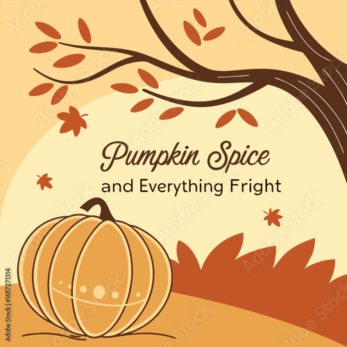 Pumpkin Spice and Everything Fright is a delightful, spooky title that perfectly captures the autumn and Halloween spirit.