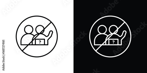 Please do not ask sign design elements pack. Vector symbols for UI Designs