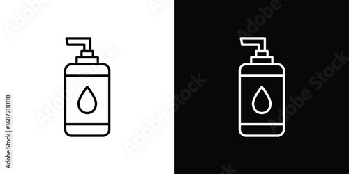 Face cleanser icon design elements pack. Vector symbols for UI Designs